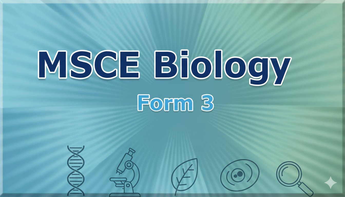 MSCE Biology Book 3 | Video Lessons